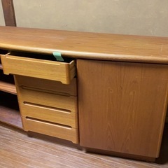 落ち着いた憧れの北欧収納家具　の画像