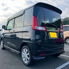 走行10万キロ！月々9千円〜分割払い可❗️ 車検付き！【名義変更代込み】大人気☆スズキ スペーシア☆ステアリングスイッチ付き☆SDナビ付き☆走行中DVD見れます☆ETC付き☆両側電動スライドドア☆ドラレコ☆スマートキー☆フルオートエアコン☆純正アルミ☆事故修復歴無し☆そのまま乗って帰れます‼️の画像