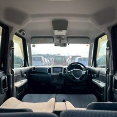 走行10万キロ！月々9千円〜分割払い可❗️ 車検付き！【名義変更代込み】大人気☆スズキ スペーシア☆ステアリングスイッチ付き☆SDナビ付き☆走行中DVD見れます☆ETC付き☆両側電動スライドドア☆ドラレコ☆スマートキー☆フルオートエアコン☆純正アルミ☆事故修復歴無し☆そのまま乗って帰れます‼️の画像