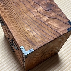ミニ和ダンス　和風小物入れ 和風整理棚 三段引き出し 木製の画像
