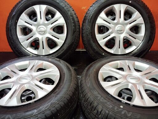 走行短め【DUNLOP ENASAVE EC204 185/70R14】夏タイヤ【日産 E12