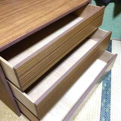 昭和レトロ　三段チェスト　押入れタンスの画像