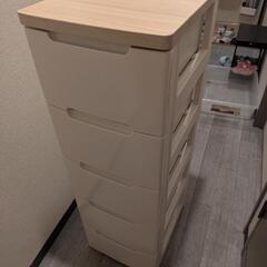 【取りに来てくれる方】5段チェストの画像