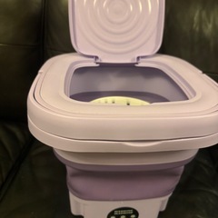 折りたたみ洗濯機(ほぼ新品)の画像