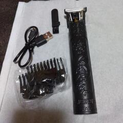 新品！頭髪用部分的電子バリカン黒１個