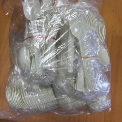 使い捨てスプーン、フォーク の画像