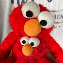 USJ購入セサミストリート　エルモ　レアLL &Mぬいぐるみ&ボールペンセットの画像