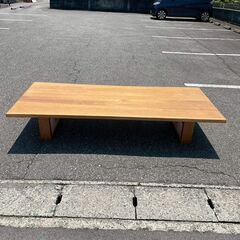 飛騨家具】オーダー品 W2100×D900 ローテーブル 特注 Y1818 飛騨家具