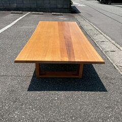 【飛騨家具】オーダー品 W2100×D900 ローテーブル 特注 Y1818 飛騨家具】オーダー品 W2100×D900 ローテーブル 特注 Y1818 机