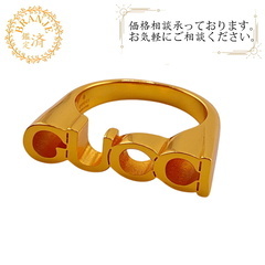 グッチ GUCCI リング・指輪 ロゴ ゴールド