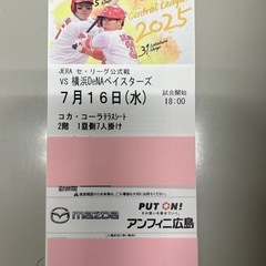 7/16 （水）　カープ　テラスシートの画像