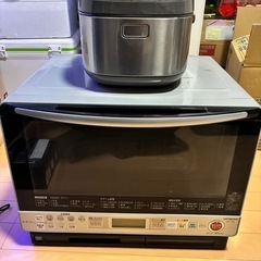 美品。‼️オーブンレンジ 中古】日立 過熱水蒸気オーブンレンジ 31L 2021年製 MRO-S8Y(R