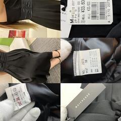 美品 試着のみ MAITRESSE ワンピース ドレス 黒 日本製 サイズ38 定価33,600円相当 送料無料の画像