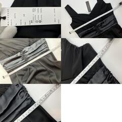美品 試着のみ MAITRESSE ワンピース ドレス 黒 日本製 サイズ38 定価33,600円相当 送料無料の画像
