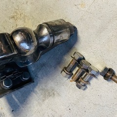 ランクル80 4つ穴　ヒッチ　オールステンレス
の画像