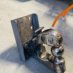 ランクル80 4つ穴　ヒッチ　オールステンレス
の画像