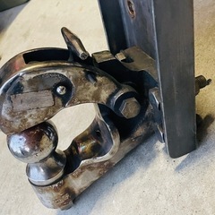 ランクル80 4つ穴　ヒッチ　オールステンレス
の画像