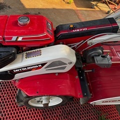 三菱 耕運機MS710中古管理機7馬力タイヤほぼ新品ガソリン埼玉県の画像