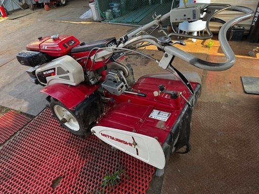 三菱 耕運機MS710中古管理機7馬力タイヤほぼ新品ガソリン埼玉県