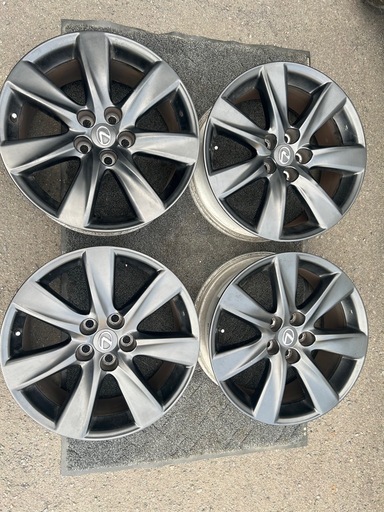 ‼️値下げ‼️レクサス　LS600H 純正　ホイール　艶消しブラック