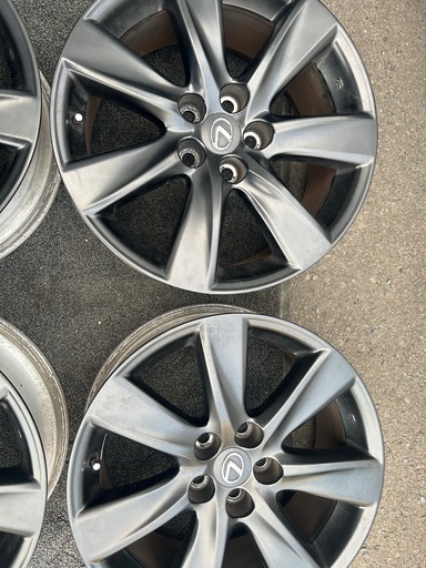 ‼️値下げ‼️レクサス　LS600H 純正　ホイール　艶消しブラック