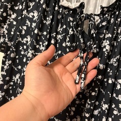 夏 足元 花柄レース 可愛い ワンピース の画像
