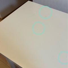 【終了】IKEA デスク　白　傷ありの画像