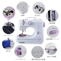 初心者さんにもオススメ✨電動ミシン ホームミシン 家庭用 コンパクト 簡単の画像