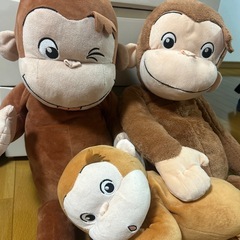 おさるのジョージ3点セット
の画像