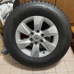 ランドクルーザープラド純正ホイールスタッドレス ブリザックの画像