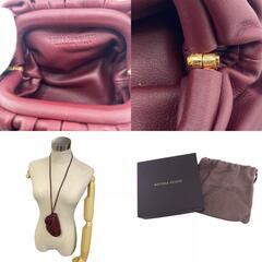 ボッテガヴェネタ BOTTEGAVENETA ポーチ ザ ポーチ ショルダー付き ワインレッドの画像