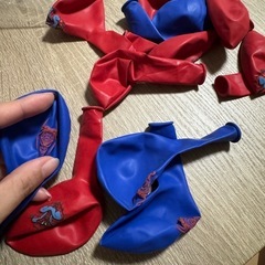 スパイダーマン誕生日デコレーションの画像