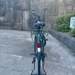 【6段変速・ライト・鍵付き】ママチャリ サザンスポーツ 26インチ 深緑色 東京の画像