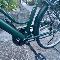 【6段変速・ライト・鍵付き】ママチャリ サザンスポーツ 26インチ 深緑色 東京の画像