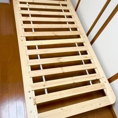 【7月まで値下げ】Lowya ベッド　マットレス　セットの画像