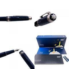 モンブラン MONTBLANC 万年筆 マイスターシュテュック 星の王子様 スペシャルエディション ペン先Au585 ネイビーの画像