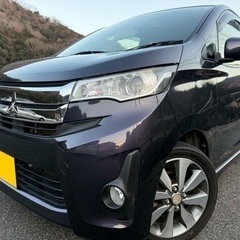 フル装備お買い得ターボ車☆月々1万円〜分割払い可❗️ 車検2年付き！【名義変更代込み】大人気☆三菱 EKカスタム☆SDナビ付き☆走行中DVD見れます☆ETC付き☆便利なバックカメラ付き☆ドラレコ付き☆スマートキー☆フルオートエアコン☆純正アルミ！そのまま乗って帰れます❗️の画像