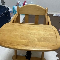 ベビーチェア　テーブル付きの画像