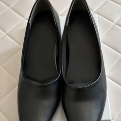 黒パンプス　ローヒール　24.5