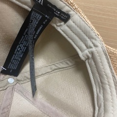 ZARA 麦わらキャップの画像
