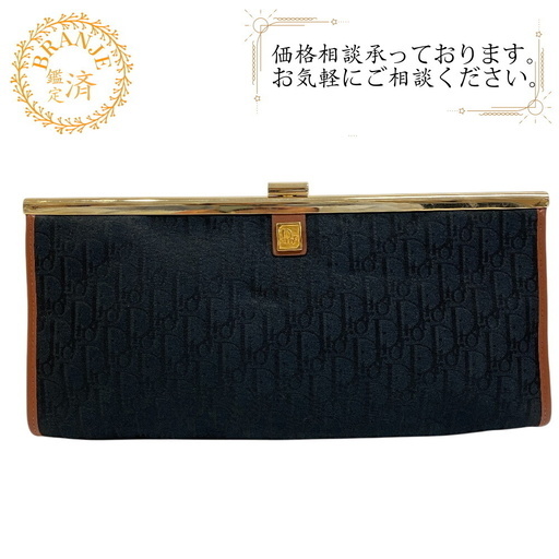 CHRISTIAN DIOR クリスチャンディオール トロッター柄 クラッチ