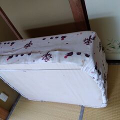 手作りカバー付き！コンパクトソファマットレスの画像