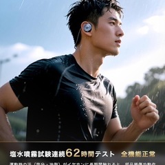 【新品未使用品】イヤホン bluetooth 2025業界初登場！オープンイヤー イヤホン ワイヤレスイヤホン の画像