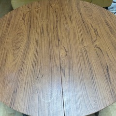  【3点セット】北欧風ダイニングテーブルセット 2人掛け 丸 テーブル 80x80cm 　の画像