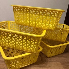 バスケット5個/押入れ収納の画像