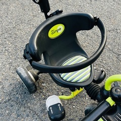 【激安】アイデス コンポ タウン 折りたたみ式 舵取り棒付 三輪車の画像