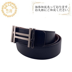 エルメス HERMES ベルト Hオカレ ブラックの画像