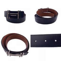 エルメス HERMES ベルト Hオカレ ブラックの画像