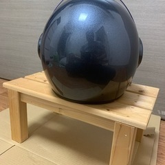 ヘルメット　原付用　バイク用　グレーの画像