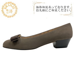 サルヴァトーレフェラガモ Salvatore Ferragamo 23.5 パンプス ヴァラ